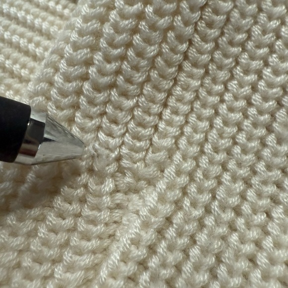 Athleta Huntly Womens Wool Blend Ribbed Sweater Dove Minimalist Size: Small - Picture 10 of 10